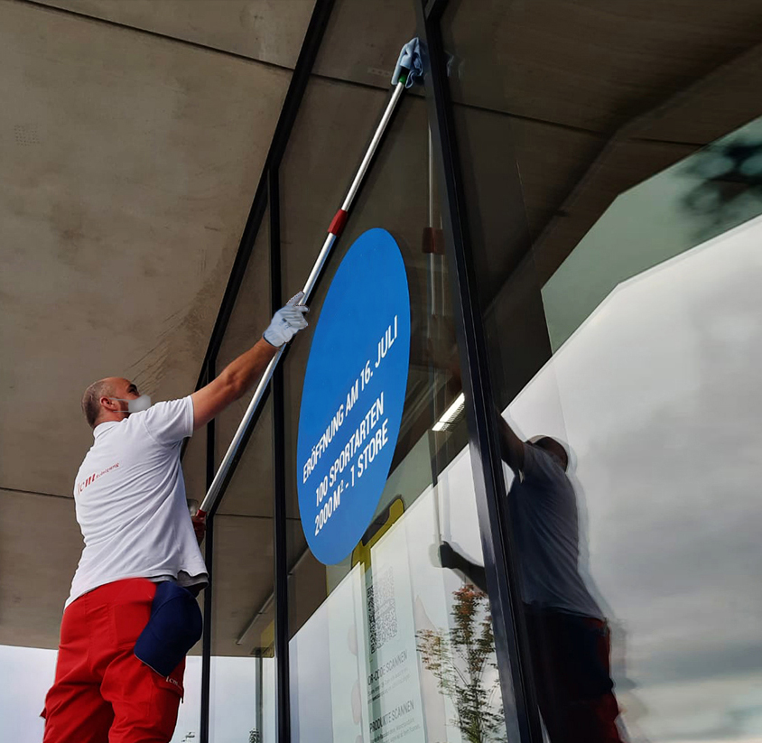 Reinigung in Geschäften